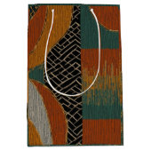 洗練されたラグジュアリーアカリブのフリカ島 ミディアムペーパーバッグ (正面)