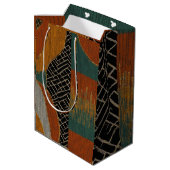 洗練されたラグジュアリーアカリブのフリカ島 ミディアムペーパーバッグ (裏面アングル)