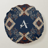 洗練されたラグジュアリーアカリブのフリカ島 ラウンドクッション (裏面)