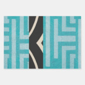 洗練されたラグジュアリーアカリブのフリカ島 ラッピングペーパーシート (正面2)