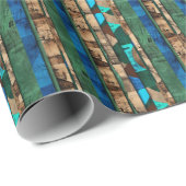 洗練されたラグジュアリーアカリブのフリカ島 ラッピングペーパー (ロールコーナー)