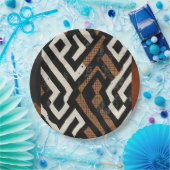 洗練されたラグジュアリーアカリブのフリカ紙プレート ペーパープレート (パーティー)