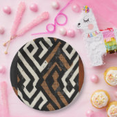 洗練されたラグジュアリーアカリブのフリカ紙プレート ペーパープレート (パーティー)