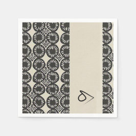 洗練されたラグジュアリーアフリカカリビアン スタンダードカクテルナプキン