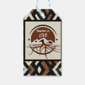 洗練されたラグジュアリーカリブのアフリカギフトラベル ギフトタグ (裏面)