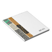 洗練されたラグジュアリー アフリカン アジアン カリブ ノートパッド (アングル)