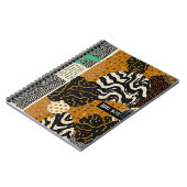 洗練されたラグジュアリー アフリカン アジアン カリブ ノートブック (左側)