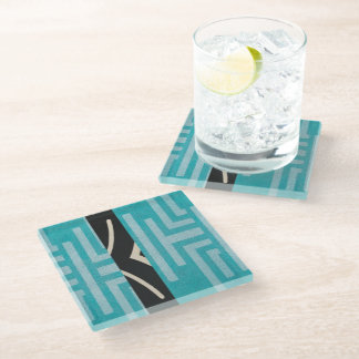 洗練されたラグジュアリー アフリカ カリブ海の島 ガラスコースター