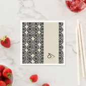 洗練されたラグジュアリー アフリカ カリブ スタンダードカクテルナプキン (インサイチュ)