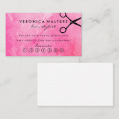 洗練されたロイヤリティ |ヘアカット |スタイリスト ロイヤリティカード (正面/裏面)