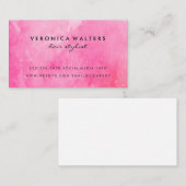 洗練されたロイヤリティ | 水彩画 ロイヤリティカード (正面/裏面)