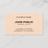 洗練されたヴィンテージカラープレインカンパニーシック 名刺 (裏面)