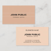 洗練されたヴィンテージカラープレインカンパニーシック 名刺 (正面/裏面)