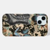 洗練されたヴィンテージパリスレースシューバタフライ Case-Mate iPhoneケース (裏面 (横))