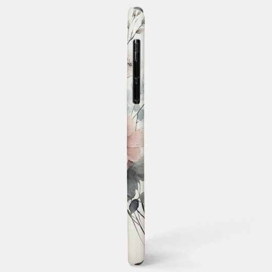 洗練された上品で繊細な水彩花 Case-Mate iPhoneケース (裏面/左)