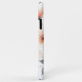 洗練された上品な繊細な水彩花 Case-Mate iPhoneケース (裏面/右)