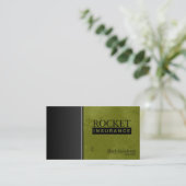 洗練された保険仲介人の名刺- 名刺 (スタンド正面)