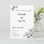 洗練された優雅さの花 招待状 (スタンド正面)