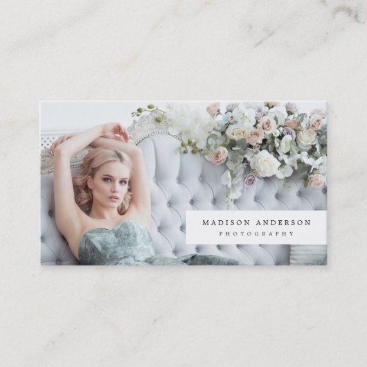 洗練された写真の名刺 名刺 (正面)