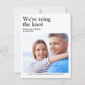 洗練された写真Date Cardを保存 セーブザデート (正面)