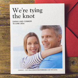 洗練された写真Date Cardを保存 セーブザデート