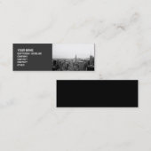 洗練された刃の鋭い都市景観 スキニー名刺 (正面/裏面)