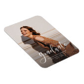 洗練された卒業写真スクリプト 卒業発表 マグネット (右側)