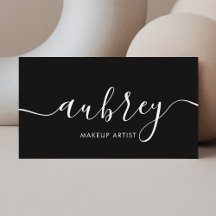 洗練された台本の書道ミニマル黒