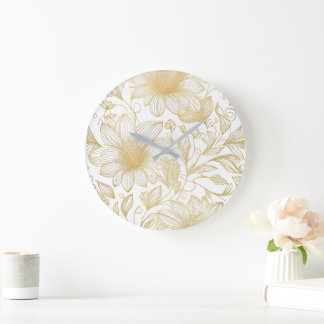 洗練された壁時計（Orievolveddesignsによる） ラージ壁時計