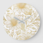 洗練された壁時計（Orievolveddesignsによる） ラージ壁時計 (正面)