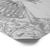 洗練された天使の甘い16グレーポスター ポスター (角)