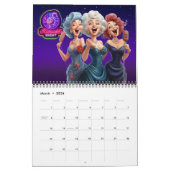 洗練された姉妹 – 友人 カレンダー (3月 2026)