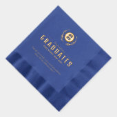 洗練された学校精神の卒業 箔ナプキン (右)