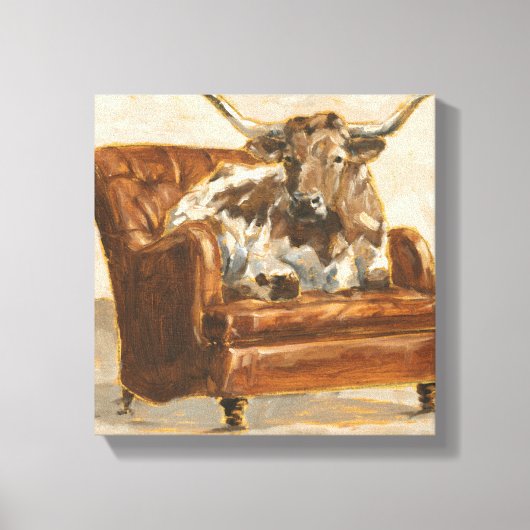 洗練された心地よいI キャンバスプリント (正面)