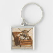 洗練された心地よいI キーホルダー (正面)