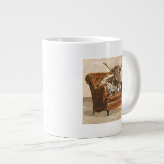 洗練された心地よいI ジャンボコーヒーマグカップ (正面右)