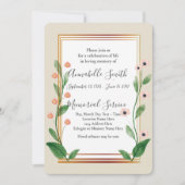 洗練された愛モダン愛の記憶 招待状 (正面)