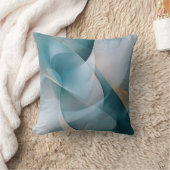 洗練された抽象芸術アート クッション (ブランケット)