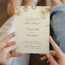 洗練された春サマー結婚ズ 招待状