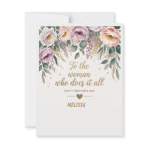 洗練された母の日のカード