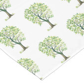 洗練された水の色のツリーUpsherin Upshernish ショートテーブルランナー (コーナー)