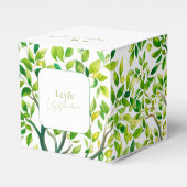 洗練された水の色のツリーUpsherin Upshernish フェイバーボックス (正面サイド)