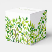 洗練された水の色のツリーUpsherin Upshernish フェイバーボックス (裏面サイド)