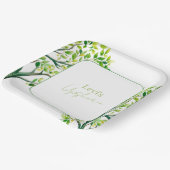 洗練された水の色のツリーUpsherin Upshernish ペーパープレート (傾斜あり)