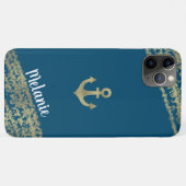洗練された箔押しゴールドエッジ セーラー・マリーン Case-Mate iPhoneケース (裏面(横))