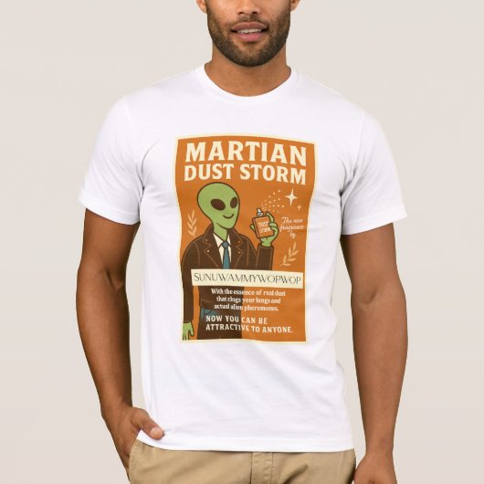 洗練された紳士ロズウェルエイリアンケルン Tシャツ (正面)