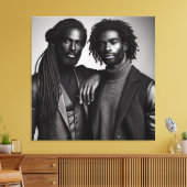 洗練された絆 キャンバスプリント (インサイチュ (リビング))