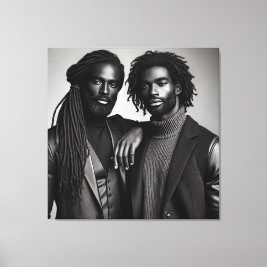 洗練された絆 キャンバスプリント (正面)