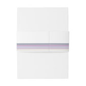 洗練された線ジオメト結婚リのバイオレットID983 招待状ベリーバンド (裏面例)