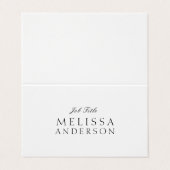 洗練された職務タイトル 名刺 (外部フラット)